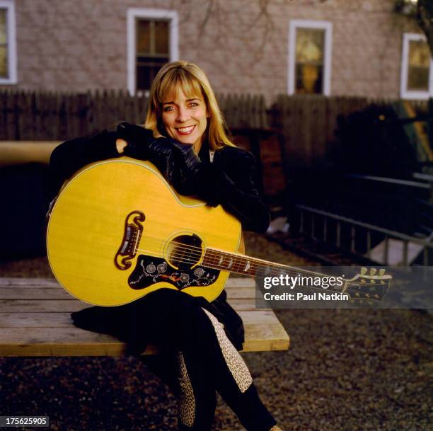 Portrait of musician Carlene Carter, Chicago, Illinois, November 17, 1990.