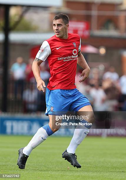 Chris Smith of York City in action during the Sky Bet League Two match between York City and Northampton Town at Bootham Crescent on August 3, 2013...