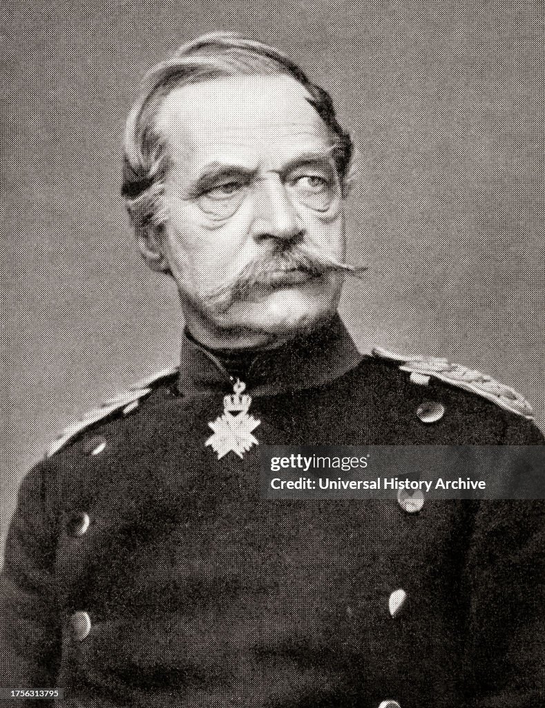 Richard Von Roon Prussian soldier and statesman. From Hutchinson's History of the ...