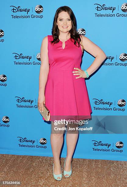 Actress Lauren Ash arrives at the Disney/ABC Party 2013 Television Critics Association's Summer Press Tour at The Beverly Hilton Hotel on August 4,...