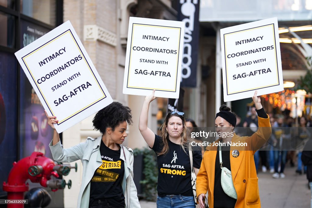 SAG-AFTRA Members Continue To Picket As Strike Surpasses 100 Days