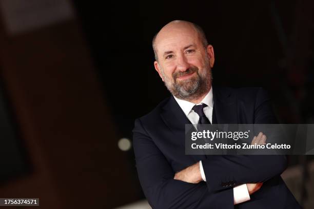 Antonio Albanese attends a red carpet for the movie "Cento Domeniche" during the 18th Rome Film Festival at Auditorium Parco Della Musica on October...