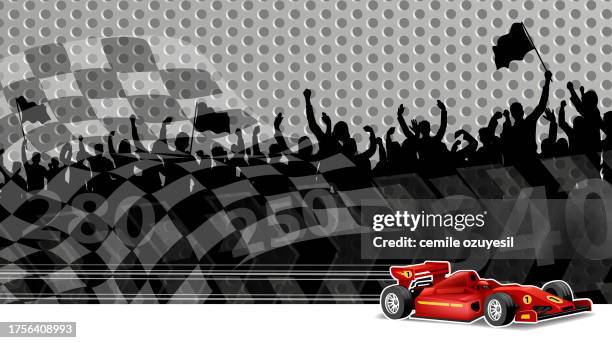 speed weekend race - motor racing track stock illustrations