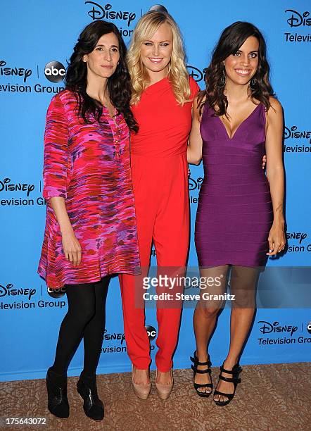 Malin Akerman, Michaela Watkins and Natalie Morales arrives at the 2013 Television Critics Association's Summer Press Tour - Disney/ABC Party at The...