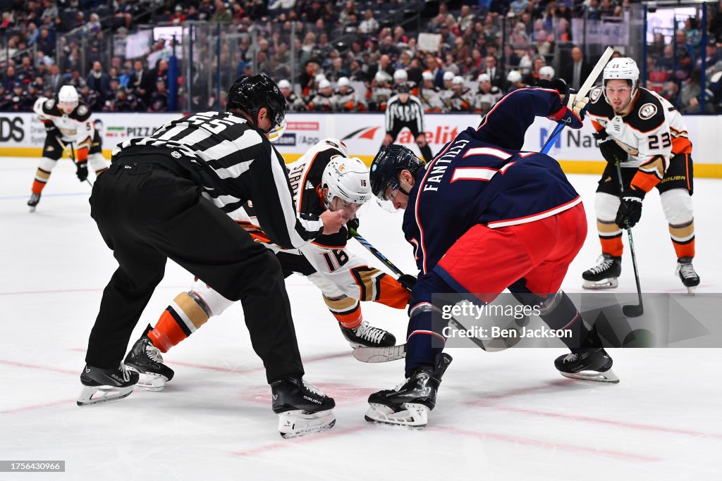 Anaheim Ducks v Columbus Blue Jackets