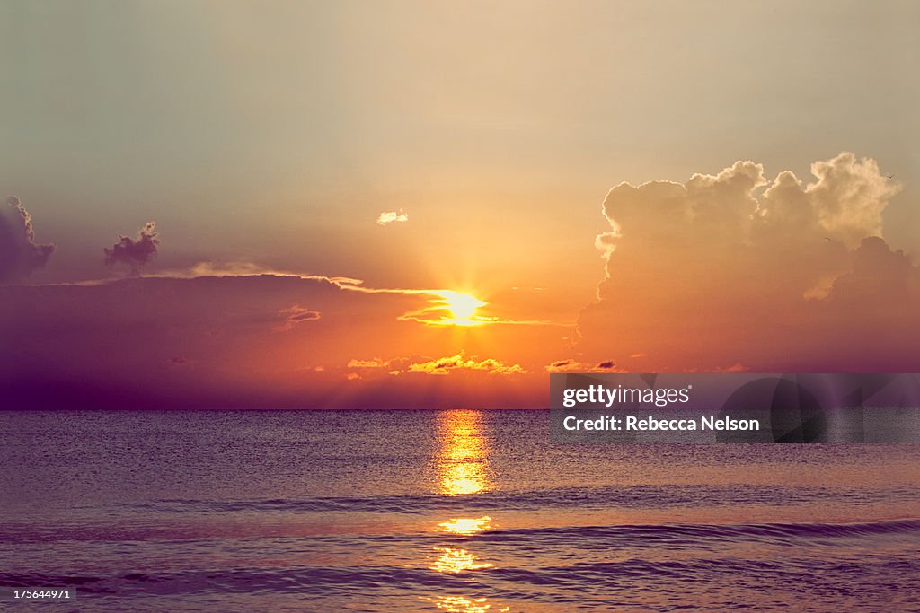 Sunset over the Gulf of Mexico