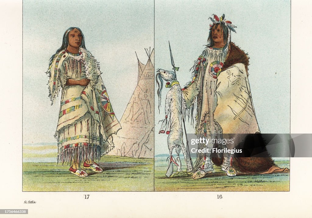 Man and woman of the Blackfoot nation