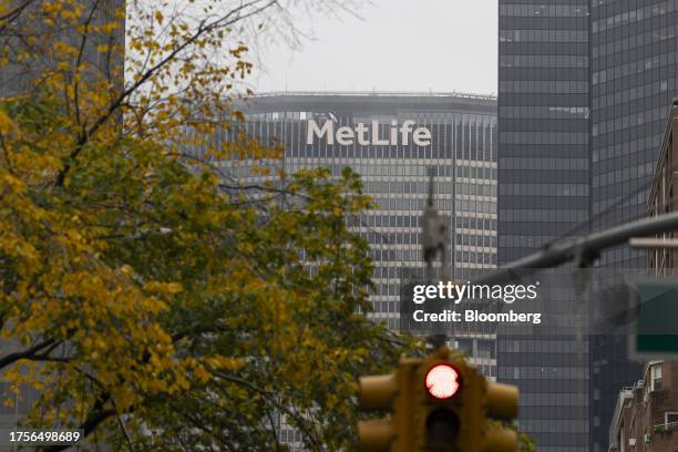 The MetLife Building in New York, US, on Monday, Oct. 30, 2023. MetLife Inc. Is scheduled to release earnings figures on November 1. Photographer:...