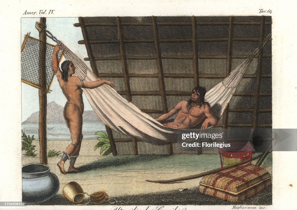 House of the Island Carib or Kalinago people, West Indies