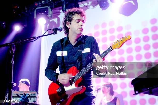 Musician Gustavo Cerati performs onstage, Chicago, Illinois, July 29, 2003.