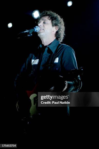 Musician Gustavo Cerati performs onstage, Chicago, Illinois, July 29, 2003.