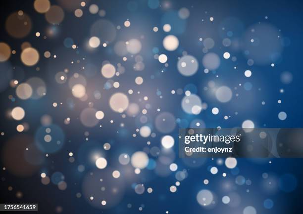 abstract christmas sparkles background - rose gold stock illustrations