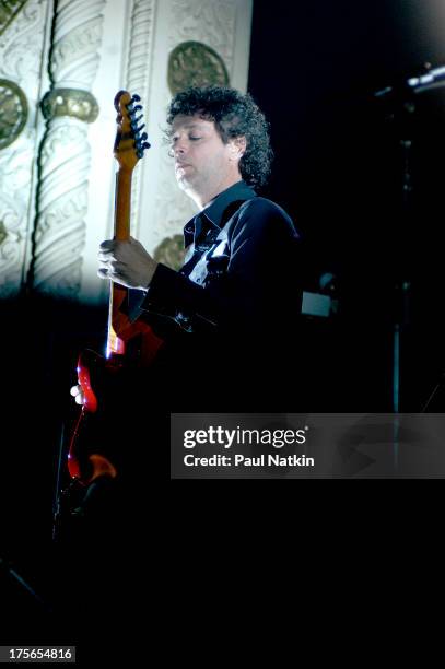 Musician Gustavo Cerati performs onstage, Chicago, Illinois, July 29, 2003.