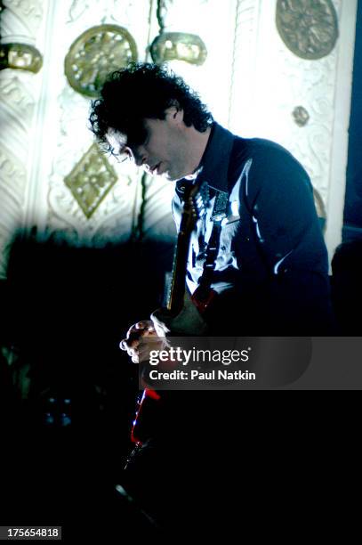 Musician Gustavo Cerati performs onstage, Chicago, Illinois, July 29, 2003.