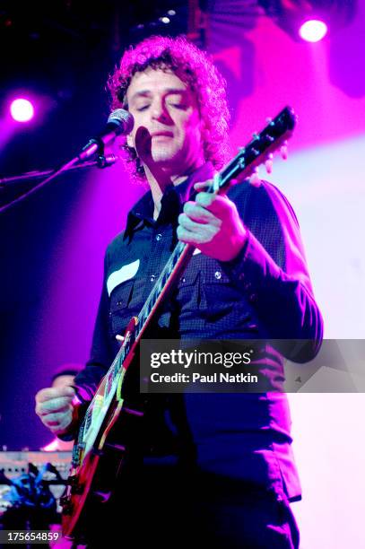 Musician Gustavo Cerati performs onstage, Chicago, Illinois, July 29, 2003.