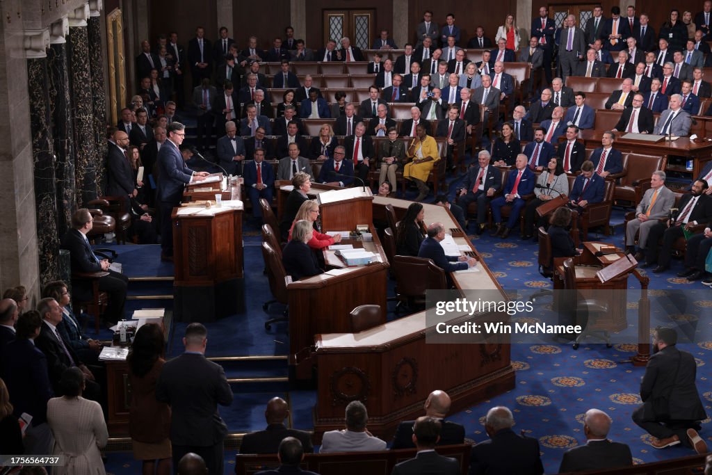 House Elects Mike Johnson Of Louisiana As Speaker