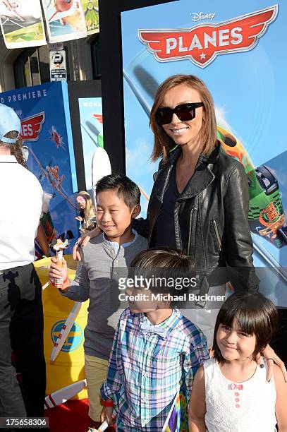 Personality Giuliana Rancic attends the world-premiere of Disneys Planes presented by Target at the El Capitan Theatre on August 5, 2013 in...