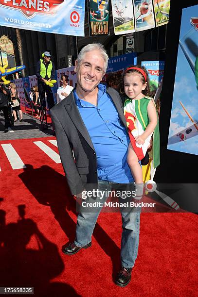 Actor Carlos Alazraqui attends the world-premiere of Disneys Planes presented by Target at the El Capitan Theatre on August 5, 2013 in Hollywood,...