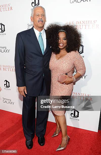 Stedman Graham and Oprah Winfre attend Lee Daniels' "The Butler" New York Premiere, hosted by TWC, Samsung Galaxy and DeLeon Tequila on August 5,...