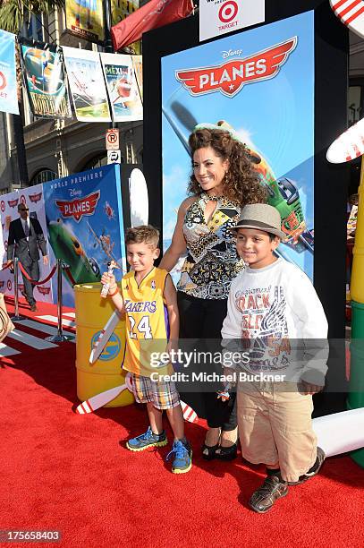 Actress Marissa Jaret Winokur attends the world-premiere of Disneys Planes presented by Target at the El Capitan Theatre on August 5, 2013 in...