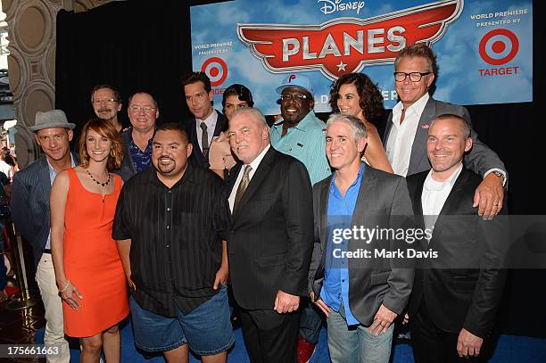 Ed Catmull, President of Walt Disney Animation Studios and Pixar Animation Studios, executive producer John Lasseter, actors Dane Cook, Priyanka...