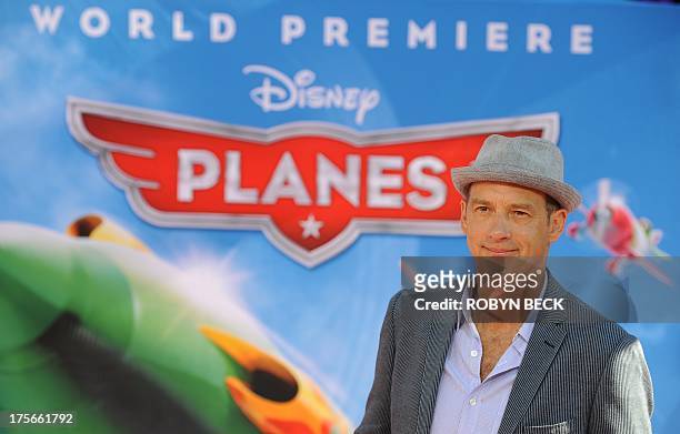 Actor Anthony Edwards attends the premiere of Disney's "Planes," at the El Capitan Theatre on August 5, 2013 in Hollywood, California. AFP PHOTO /...