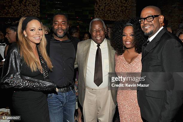 Mariah Carey, Lee Daniels, Hank Aaron, Oprah Winfrey and Forest Whitaker attend Lee Daniels' "The Butler" New York premiere, hosted by TWC, DeLeon...
