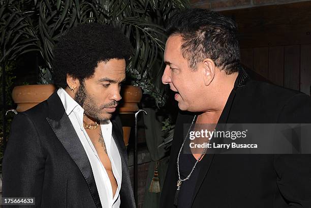 Lenny Kravitz and DeLeon Tequila founder and CEO Brent Hocking attend the after party following Lee Daniels' "The Butler" New York Premiere, hosted...
