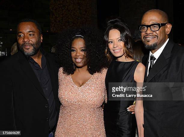 Lee Daniels, Oprah Winfrey, Keisha Nash Whitaker, and Forest Whitaker attend the after party following Lee Daniels' "The Butler" New York Premiere,...