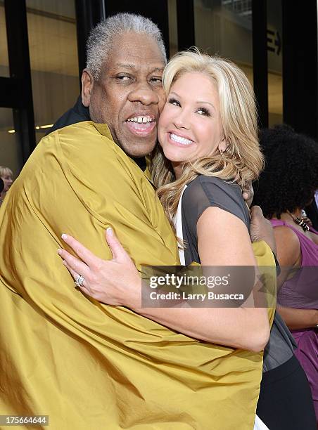 Andre Leon Talley and Nancy O'Dell attend Lee Daniels' "The Butler" New York Premiere, hosted by TWC, Samsung Galaxy and DeLeon Tequila on August 5,...