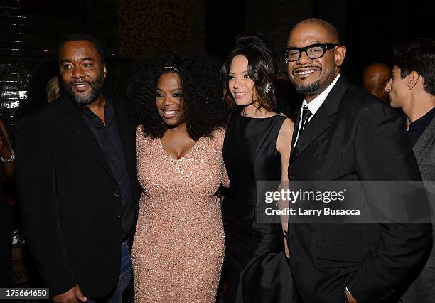 Lee Daniels, Oprah Winfrey, Keisha Nash Whitaker, and Forest Whitaker attend the after party following Lee Daniels' "The Butler" New York Premiere,...