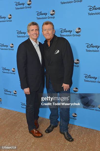 Talent, executives and showrunners from Walt Disney Television via Getty Images arrived at the Beverly Hills Ballroom of the Beverly Hilton Hotel in...