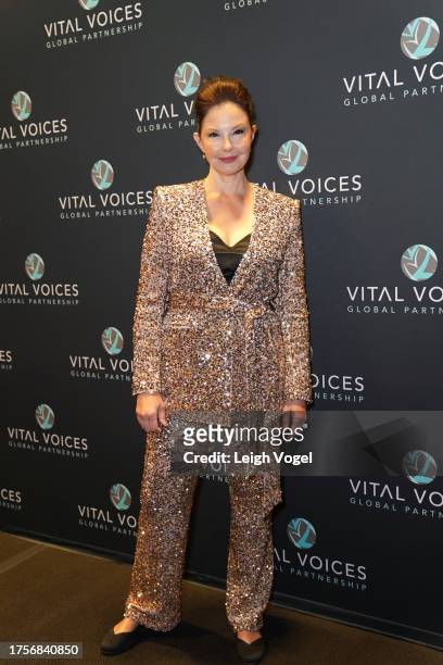 Ashley Judd attends the 22nd Annual Global Leadership Awards hosted by Vital Voices at The Kennedy Center on October 25, 2023 in Washington, DC.