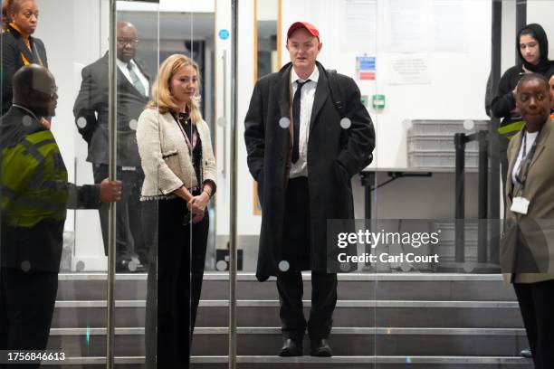 Dominic Cummings , who served as Chief Adviser to former Prime Minister Boris Johnson, leaves after giving evidence at the Covid-19 inquiry on...