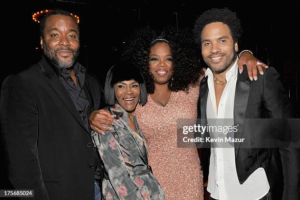 Lee Daniels, Cicely Tyson, Oprah Winfrey and Lenny Kravitz attend Lee Daniels' "The Butler" New York premiere, hosted by TWC, DeLeon Tequila and...