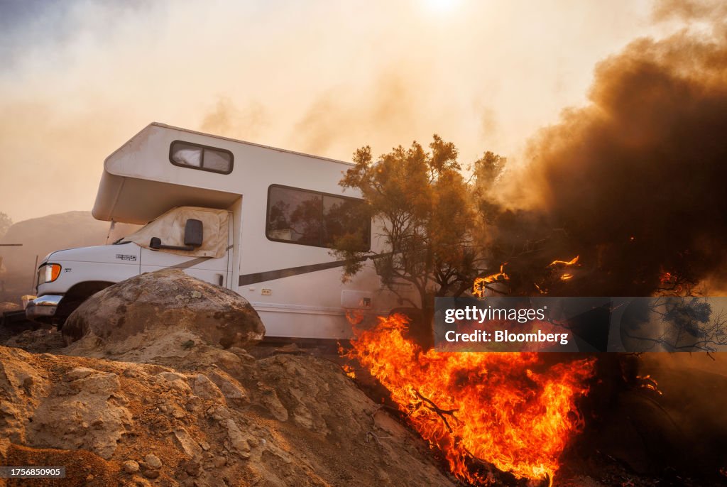 Highland Fire Forces Thousands To Evacuate In Southern California
