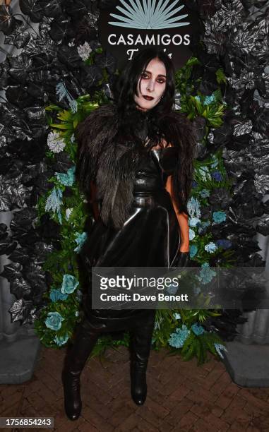 Serena Rees attends the Haunted House of Friends Halloween party presented by Casamigos Tequila at The Twenty Two on October 31, 2023 in London,...