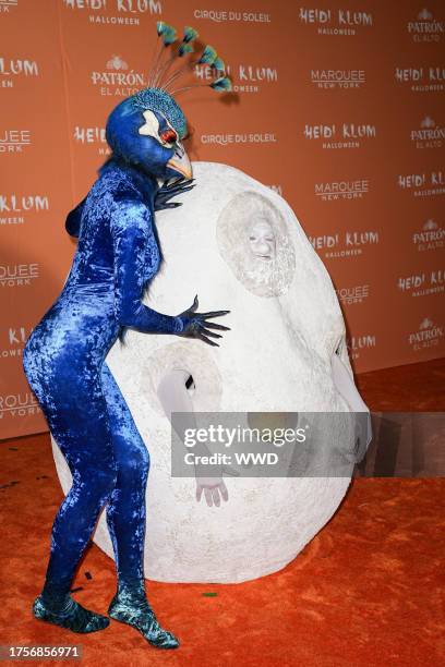 Heidi Klum and Tom Kaulitz at Heidi Klum's 22nd Annual Halloween Party held at the Marquee on October 31, 2023 in New York City.