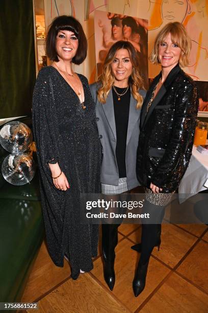 Dawn O'Porter, Zoe Hardman and Rachel Jackson attend the launch of Dawn O'Porter and Rachel Jackson's collaboration collection at Langan's Brasserie...