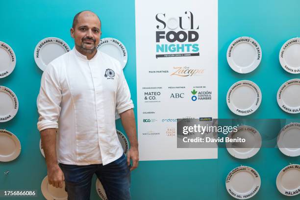 Javier Goya attends "Soul Food Nights" at Semilla Espacio Creativo on October 25, 2023 in Madrid, Spain.