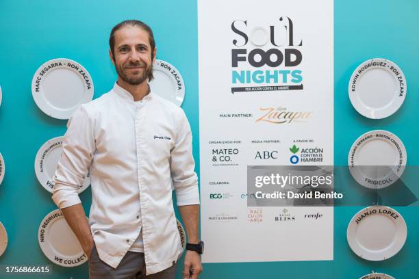 Joaquin Felipe attends "Soul Food Nights" at Semilla Espacio Creativo on October 25, 2023 in Madrid, Spain.