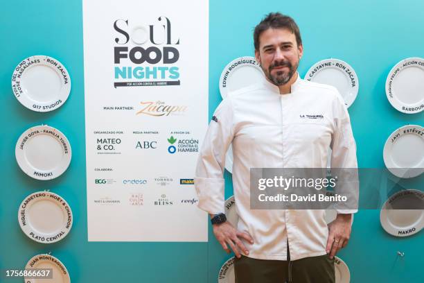 Javi Estevez attends "Soul Food Nights" at Semilla Espacio Creativo on October 25, 2023 in Madrid, Spain.