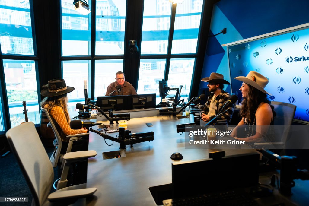 Celebrities Visit SiriusXM Nashville