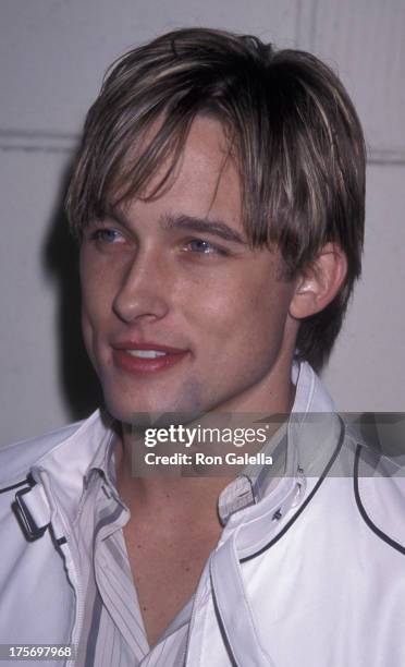 Jay Kenneth Johnson attends the world premiere of "40 Days and 40 Nights" on February 20, 2002 at Mann Festival Theater in Westwood, California.