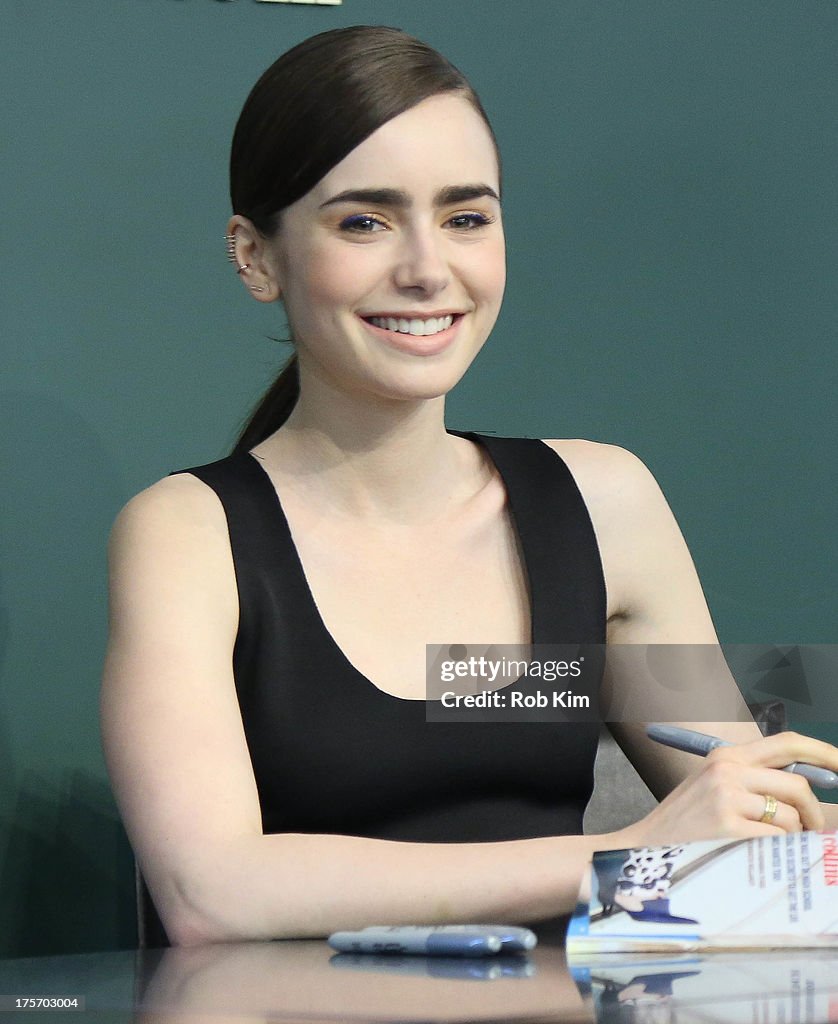 Lily Collins attends Lily Collins Seventeen Magazine September Cover