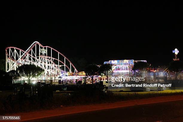View of Funfair "Luna Park" during day 7 of the 29th Ramatuelle Festival on August 6, 2013 in Ramatuelle, France.