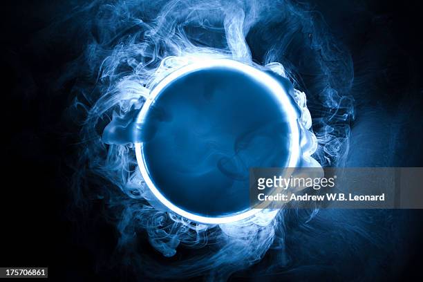 dry ice sublimation - dry ice stock pictures, royalty-free photos & images