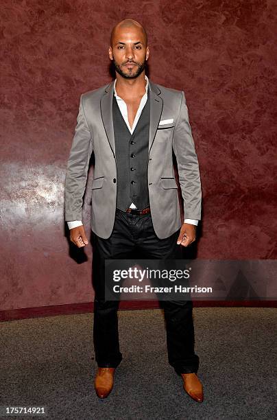 ActorRicky Whittle attends TheWrap's Indie Series Screening of "Austenland" at the Landmark Theater on August 6, 2013 in Los Angeles, California.