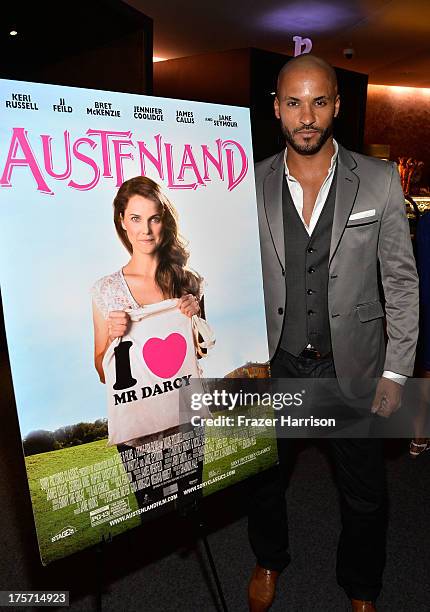 ActorRicky Whittle attends TheWrap's Indie Series Screening of "Austenland" at the Landmark Theater on August 6, 2013 in Los Angeles, California.