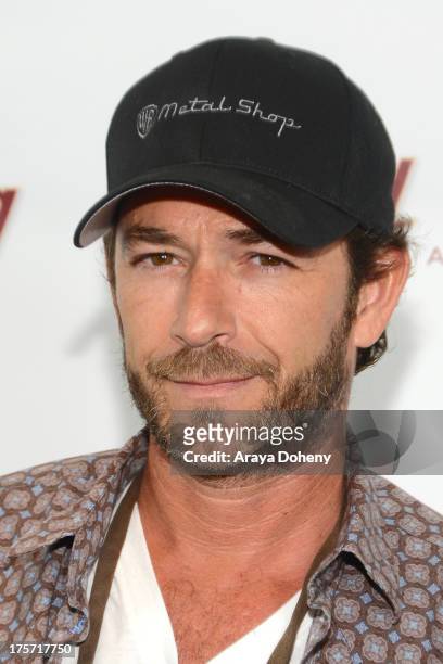 Luke Perry attends a screening of Integrity Film Production's 'Red Wing' at Harmony Gold Theatre on August 6, 2013 in Los Angeles, California.
